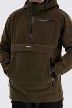 Alaska Performance anorakki, vihreäruskea