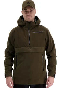 Alaska Performance anorakki, vihreäruskea