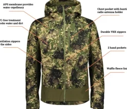 Alaska Raptor -miesten metsästystakki, BlindTech Invisible II