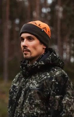 Alaska Reversible Beanie Brown-Orange
