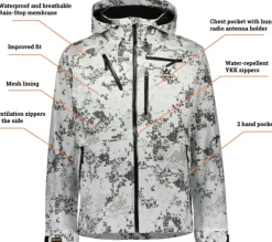 Alaska Superior 2 Jacket BlindTech Snow metsästystakki, lumicamo