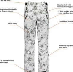 Alaska Superior II -miesten metsästyshousut, BlindTech Snow (2020)