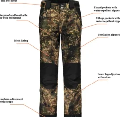 Alaska Superior II -miesten metsästyshousut, BlindTech Invisible (2020)