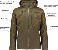 Alaska Superior II -miesten metsästystakki, Moss Brown (2020)