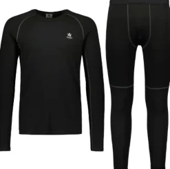 Alaska Superior Merino Base Layer kerrasto, musta
