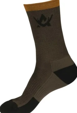 Alaska Superior Merino Sock sukat, 2-pakkaus, Brown/Black