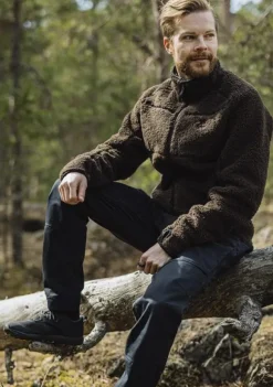 Alaska Teddy -miesten takki, Moss Brown