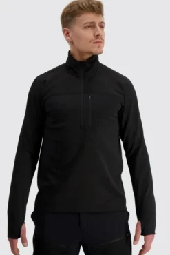 Alaska ThermoDry Half-Zip -miesten paita, Black