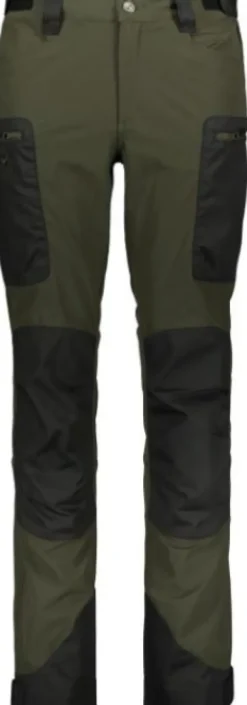 Alaska Trekking Lite -naisten housut, vihreä/musta