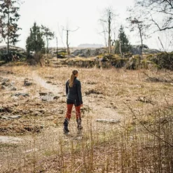 Alaska Trekking Lite Pro -naisten housut, Orange / Grey