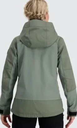 Alaska Trekking Lite Pro Jacket naisten takki, harmaavihreä