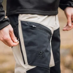 Alaska Trekking Lite Pro -miesten housut, Moss Grey / Black