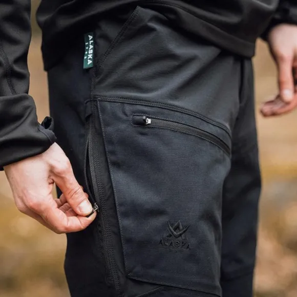 Alaska Trekking Lite Pro -miesten housut, Black