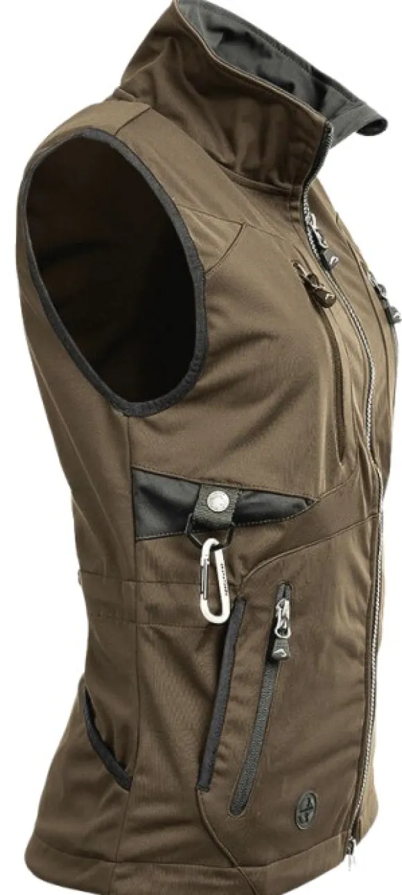 Arrak Acadia Softshell Vest naisten liivi, Brown