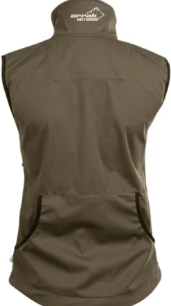 Arrak Acadia Softshell Vest naisten liivi, Brown