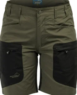 Arrak Active Stretch Shorts naisten shortsit, oliivinvihreä