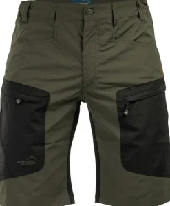 Arrak Active Stretch Shorts joustavat shortsit, oliivinvihreä