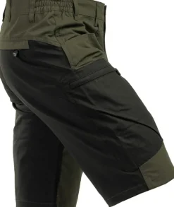 Arrak Active Stretch Shorts joustavat shortsit, oliivinvihreä