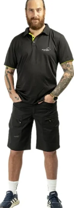 Arrak Active Stretch Shorts joustavat shortsit, musta