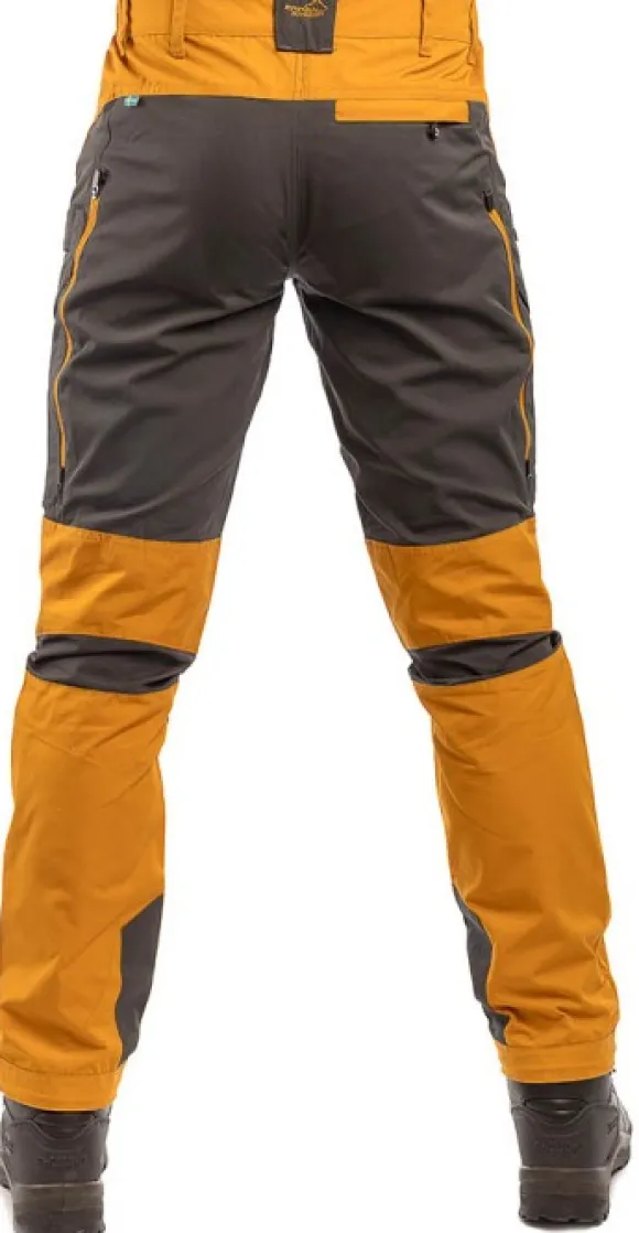 Arrak Active Stretch -ulkoiluhousut, oranssi/ruskea