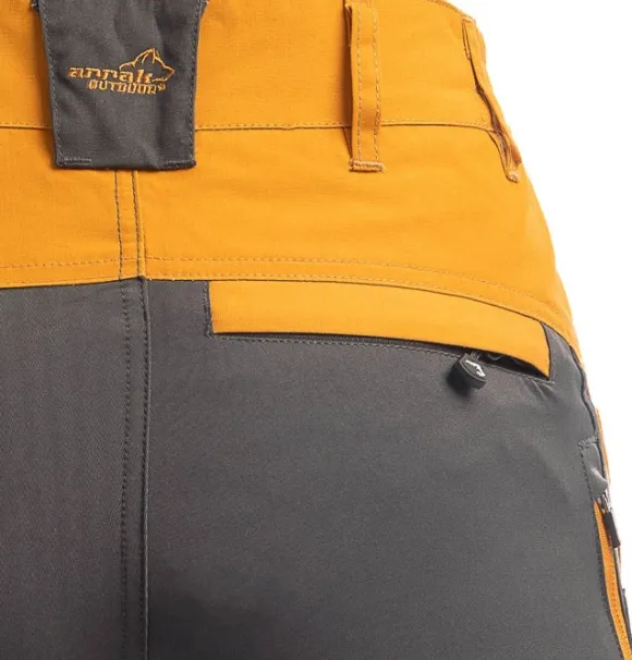 Arrak Active Stretch -ulkoiluhousut naisille, oranssi/musta