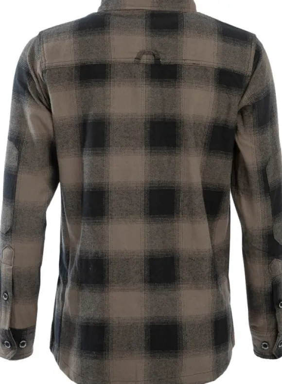 Arrak Flannel Shirt naisten flanellipaita, ruskea