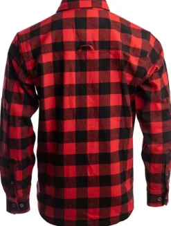 Arrak Flannel Shirt Red/Black -flanellipaita, punamusta