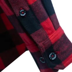 Arrak Flannel Shirt Red/Black -flanellipaita, punamusta