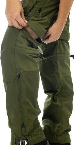 Arrak Flexible Zip Off Pant naisten katkolahjehousut, vihreä