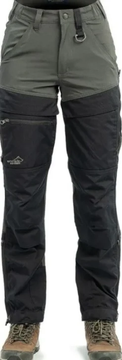 Arrak Hybrid naisten housut harmaa