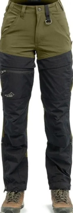 Arrak Hybrid naisten housut oliivi