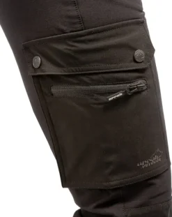 Arrak Motion Flex Pant naisten ulkoiluhousut, musta