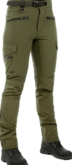 Arrak Motion Flex Pant naisten ulkoiluhousut, oliivinvihreä