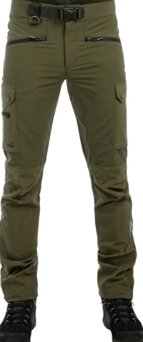 Arrak Motion Flex Pant ulkoiluhousut, oliivinvihreä