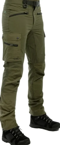 Arrak Motion Flex Pant ulkoiluhousut, oliivinvihreä