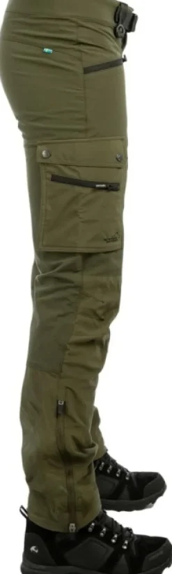 Arrak Motion Flex Pant ulkoiluhousut, oliivinvihreä