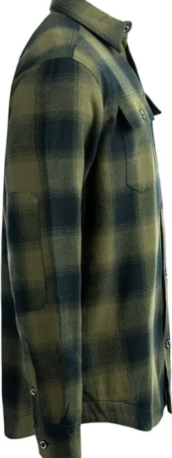 Arrak M's Flannel Shirt Olive/Black