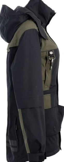 Arrak Original Jacket naisten takki, musta/oliivinvihreä