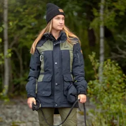 Arrak Original Jacket naisten takki, musta/oliivinvihreä