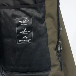 Arrak Parkas vuorattu parkatakki, maastonvihreä