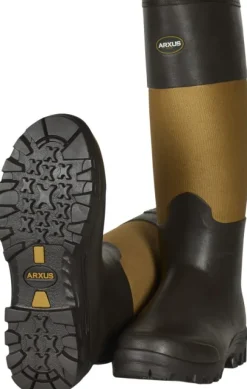 Arxus Arxus Primo Estate saappaat, Brown-Mustard