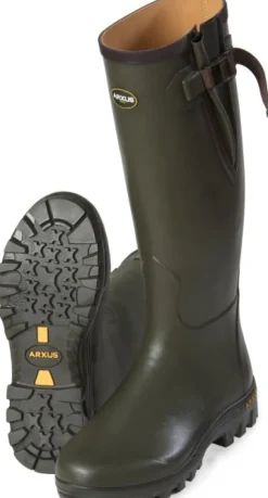 Arxus Pioneer kumisaapas, Unisex, maastonvihreä