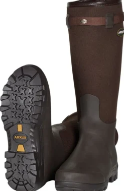 Arxus Primo Country Zip saappaat, unisex, tummanruskea