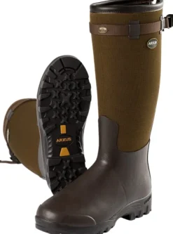 Arxus Primo Nord LW kumisaappaat, unisex, ruskea/maastonvihreä