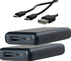 Avignon akkukäyttöiset lämpösukat, musta/oranssi/valkoinen