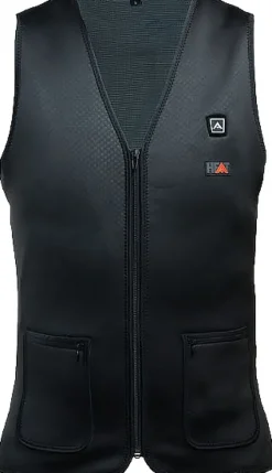 Avignon Heat Vest Thin V-Neck Powerbank Black