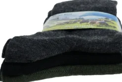 Avignon Liner Ull 3-pack Musta/Harmaa/Vihreä