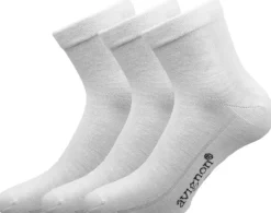 Avignon Sneaker Wool High merinosekoitesukat, valkoinen, 3 paria