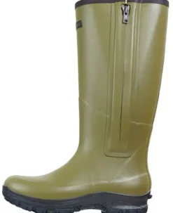 Avignon Zipper Pro -kumisaapas, unisex, vihreä