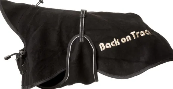 Back on Track koiran fleecetakki, musta 63-82 cm